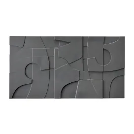 Panels on the wall